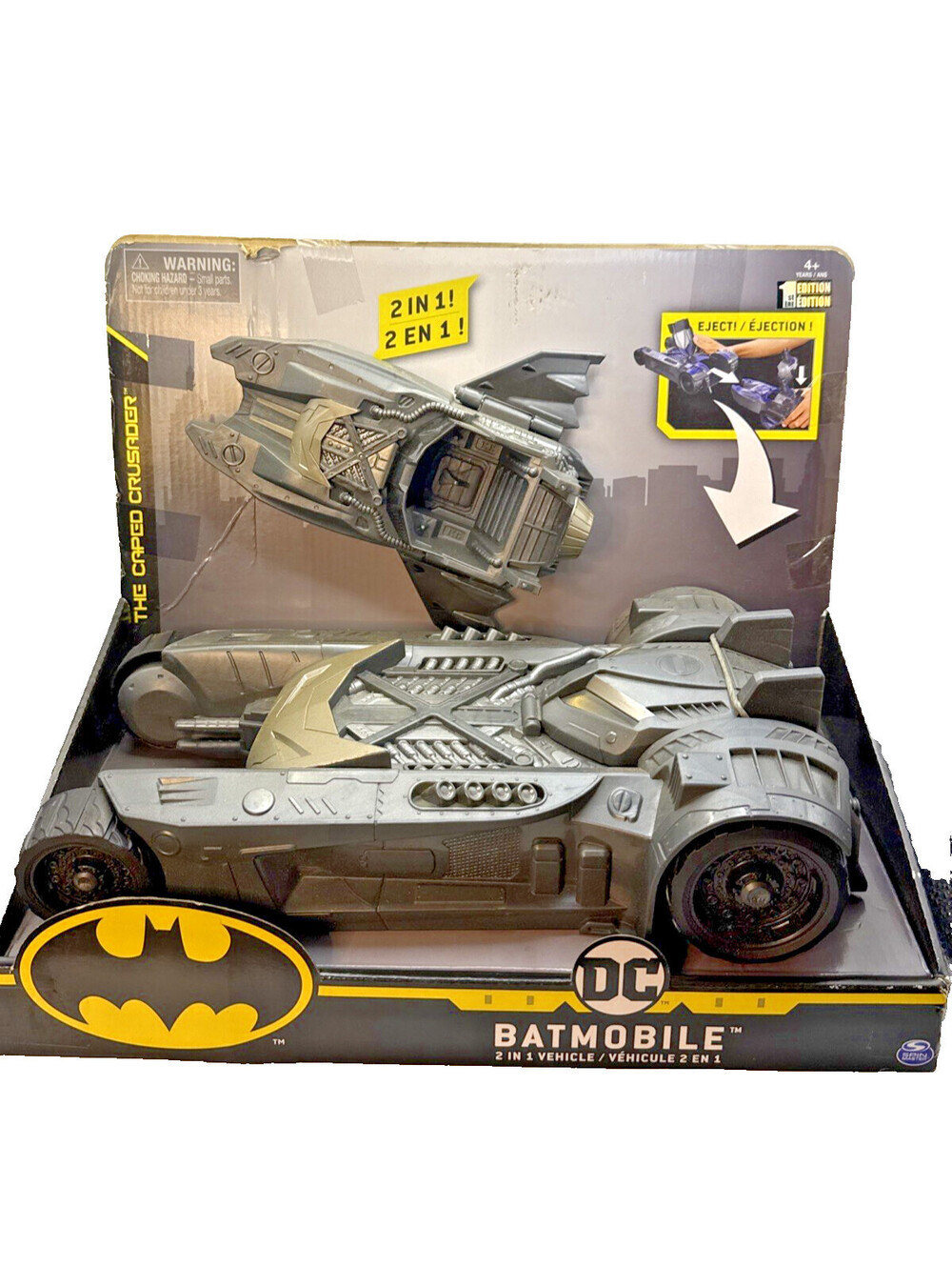 Creature Chaos DC Batman Batmobile 2 in 1 Vehicle Toy